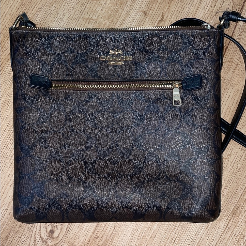 Coach Dark Brown Crossbody Bag